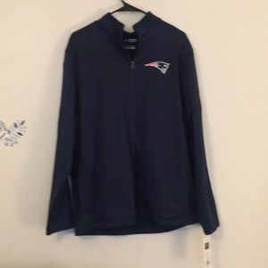 NEW WITH TAGS.. PATRIOTS FRONT ZIPUP JACKET